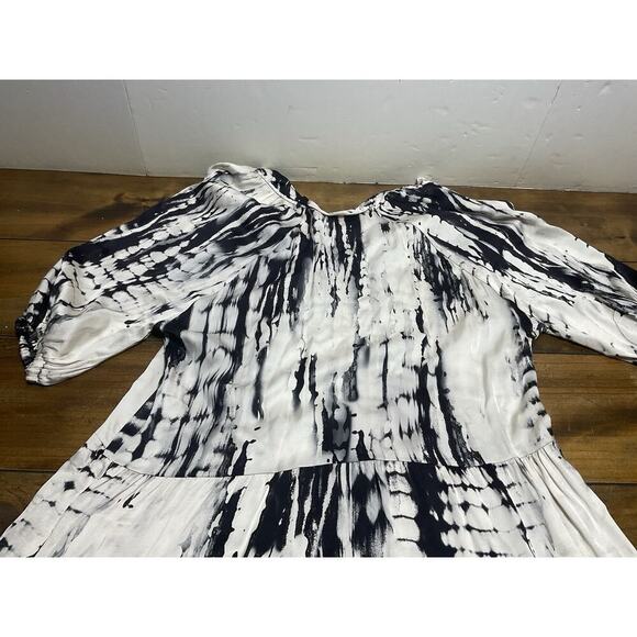 Sofia Made In Italy Tie Dye Tunic Dress M/L Tiered Boho - Picture 10 of 10